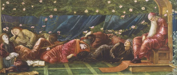 Der König und der Hof, Illustration aus 